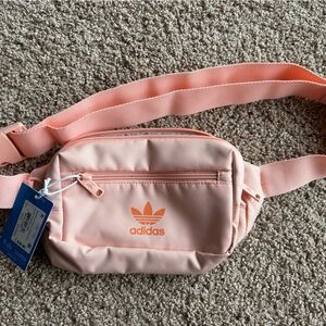 Adidas Coral Pink Belt Bag